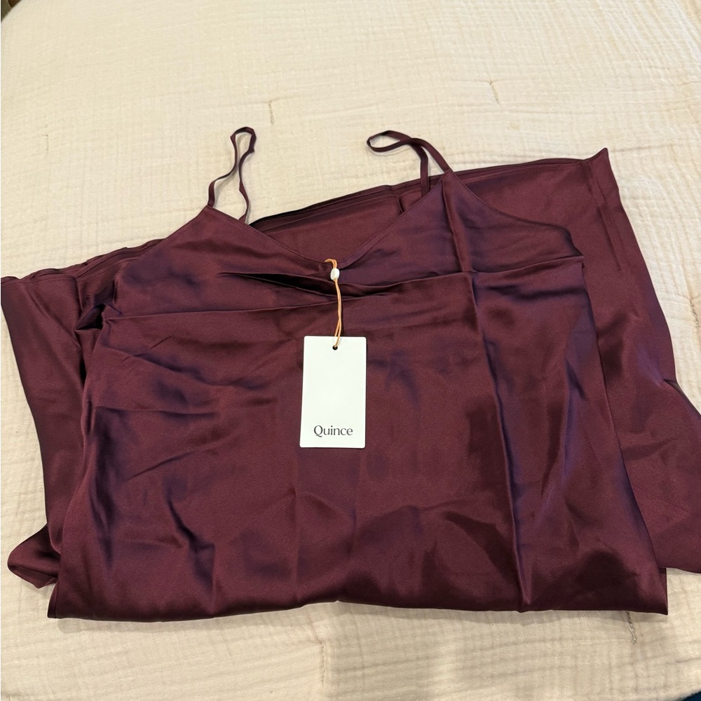 Quince Deep Red Silk Fabric